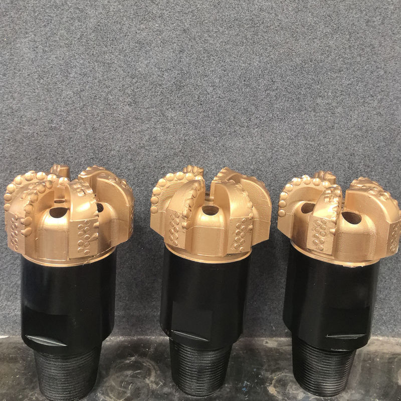Bits Pdc personnalisables 200 mm 6 lames de puits d'eau avec buse et type de coupe de coupe fixe